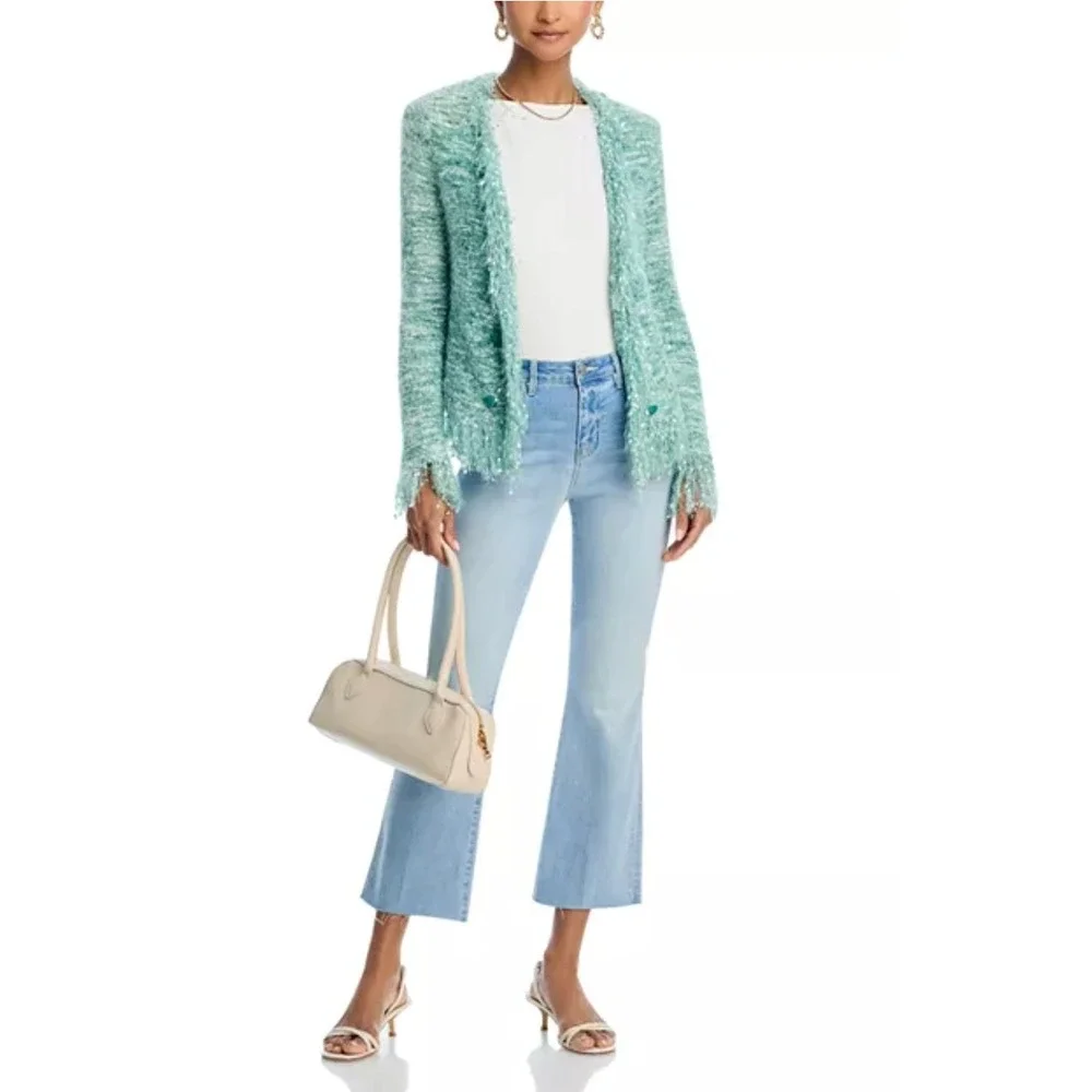 L'AGENCE Azure Cardigan Blazer‎ – Teal – Size XS / 2